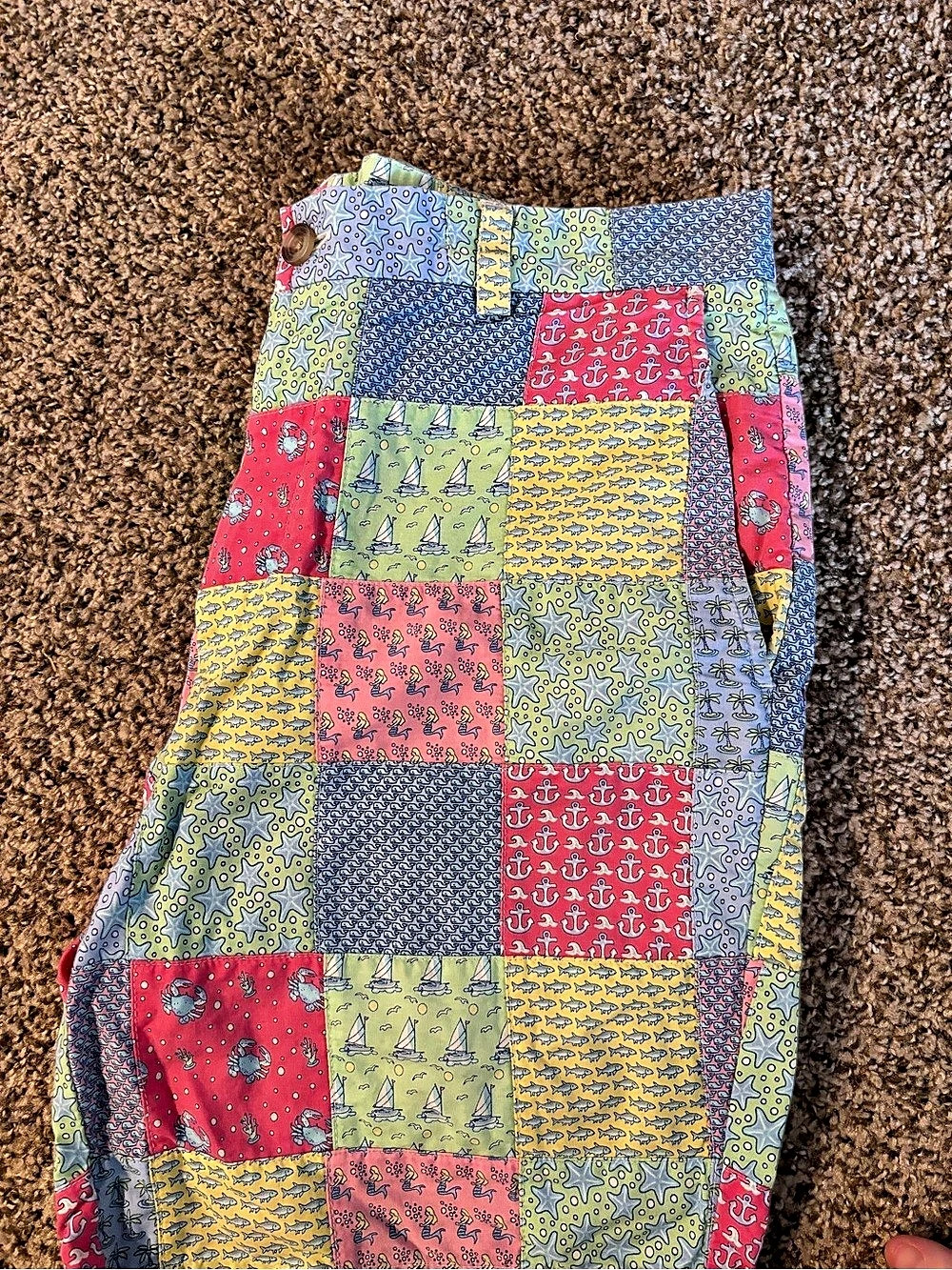 Vineyard Vines Breaker Short Color-Block Print Waist 32